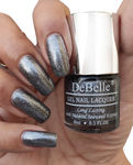 Buy DeBelle Gel Nail Lacquer Glitter Grey Glitteratti - Sliver Glitter, (8 ml) - Purplle