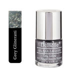 Buy DeBelle Gel Nail Lacquer Glitter Grey Glitteratti - Sliver Glitter, (8 ml) - Purplle
