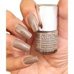 Buy DeBelle Gel Nail Lacquer Creme Coco Bean - Light Brown, (8 ml) - Purplle