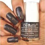 Buy DeBelle Gel Nail Lacquer Creme Copper Glaze - Dark Brown, 8ml - Purplle