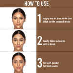 Buy NY Bae All In One Stick - Do The Harlem Dance, Toffee 6 | Foundation Concealer Contour Colour Corrector Stick | Dusky Skin | Creamy Matte Finish | Enriched With Vitamin E | Covers Blemishes & Dark Circles | Medium Coverage | Cruelty Free - Purplle