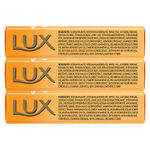 Buy Lux Saffron Glow Soap Bar (3 x 150 g) with Save Rs. 6/- - Purplle