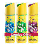 Buy Set Wet Cool, Charm and Swag Avatar Deodorant Spray Perfume, 150 ml Each (Pack of 3) - Purplle