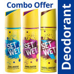 Buy Set Wet Cool, Swag and Thrill Avatar Deodorant Spray Perfume, 150 ml Each (Pack of 3) - Purplle