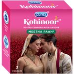 Buy Durex Kohinoor Condoms, Meetha Pan- 3s - Purplle