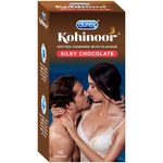Buy Durex Kohinoor Condoms, Silky Chocolate- 10s - Purplle