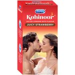 Buy Durex Kohinoor Condoms, Juicy Strawberry- 10s - Purplle