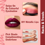 Buy NY Bae Mets Matte Lip Crayon | Satin Texture | Maroon | Enriched with Vitamin E - Major League Attraction 2 (2.8 g) - Purplle