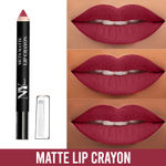 Buy NY Bae Mets Matte Lip Crayon | Satin Texture | Nude Pink | Enriched with Vitamin E - Bad Guy's Choice 4 (2.8 g) - Purplle