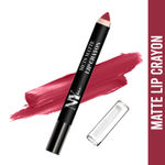 Buy NY Bae Mets Matte Lip Crayon | Satin Texture | Nude Pink | Enriched with Vitamin E - Bad Guy's Choice 4 (2.8 g) - Purplle