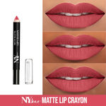 Buy NY Bae Lip Crayon, Mets Matte, Plum - Partying with Mascot 5 (2.8 g) - Purplle