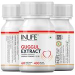 Buy INLIFE Guggul Extract with 2.5% Guggul Sterones Supplement, 400 mg - 60 Vegetarian Capsules - Purplle