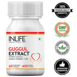 Buy INLIFE Guggul Extract with 2.5% Guggul Sterones Supplement, 400 mg - 60 Vegetarian Capsules - Purplle