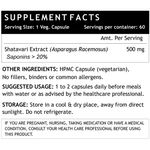 Buy INLIFE Shatavari Extract Asparagus Recemosus (Saponins > 20%) Women's Wellness Supplement, 500 mg - 60 Vegetarian Capsules - Purplle