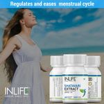 Buy INLIFE Shatavari Extract Asparagus Recemosus (Saponins > 20%) Women's Wellness Supplement, 500 mg - 60 Vegetarian Capsules - Purplle