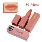 Buy Miss Rose Brand lips Matte Moisturizing Lipstick Vitamin E Waterproof 7301-035B #39 - Purplle