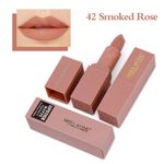 Buy Miss Rose Brand lips Matte Moisturizing Lipstick Vitamin E Waterproof 7301-035B #42 - Purplle