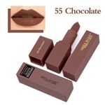 Buy Miss Rose Brand lips Matte Moisturizing Lipstick Vitamin E Waterproof 7301-035B #55 - Purplle