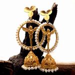 Buy Ferosh Malohi Lady Jhumkas - Purplle