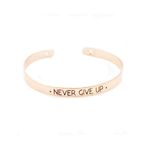 Buy Ferosh Never Give Up Cuff - Purplle