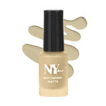 Buy NY Bae Matte Nail Enamel - Doughnut 1 (6 ml) | Nude Brown | Luxe Matte Finish | Highly Pigmented | Chip Resistant | Long lasting | Full Coverage | Streak-free Application | Vegan | Cruelty Free | Non-Toxic - Purplle