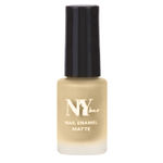 Buy NY Bae Matte Nail Enamel - Doughnut 1 (6 ml) | Nude Brown | Luxe Matte Finish | Highly Pigmented | Chip Resistant | Long lasting | Full Coverage | Streak-free Application | Vegan | Cruelty Free | Non-Toxic - Purplle