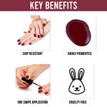 Buy NY Bae Matte Nail Enamel - Soft Pretzel 5 (6 ml) | Red | Luxe Matte Finish | Highly Pigmented | Chip Resistant | Long lasting | Full Coverage | Streak-free Application | Vegan | Cruelty Free | Non-Toxic - Purplle
