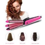 Buy Style Maniac Exclusive 8890 Hair Care 3In1 Multi Function Perfect Beauty Curler Crimper And Straightener With Amazing Hair Style Booklet - Purplle