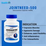 Buy HealthVit Jointneed-500 Glucosamine Sulphate 60 Tablets - Purplle