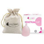 Buy everteen Small Menstrual Cup for Periods |Odor-Free, Rash-Free, No Leakage| 12-Hour Protection | Reusable For Up To 10 Years | Medical-Grade Silicone | Free Pouch | Sanitary Cup for Feminine Hygiene - 1 Pack - Purplle