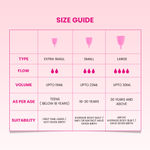 Buy everteen Large Menstrual Cup for Periods |Odor-Free, Rash-Free, No Leakage| 12-Hour Protection | Reusable For Up To 10 Years | Medical-Grade Silicone | Free Pouch | Sanitary Cup for Feminine Hygiene - 1 Pack - Purplle