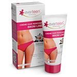Buy everteen NATURAL Hair Removal Cream with Chamomile for Bikini Line & Underarms in Women and Girls | No Harsh Smell, No Skin Darkening, No Rashes | 1 Pack 50g with Spatula and Coin Tissues - Purplle