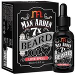 Buy Man Arden 7X Beard Oil (30 ml) (Love Spell) - 7 Premium Oils Blend Supports Beard Growth & Nourishment - Purplle