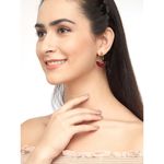 Buy Tipsyfly Post and Back Metal Delicate Fan Drops Earrings For Women's - Purplle