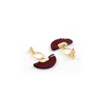 Buy Tipsyfly Post and Back Metal Delicate Fan Drops Earrings For Women's - Purplle