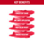 Buy NY Bae Mets Matte Lip Crayon | Satin Texture | Red | Enriched with Vitamin E - Bases Loaded 9 (2.8 g) - Purplle