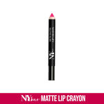 Buy NY Bae Mets Matte Lip Crayon | Satin Texture | Purple | Enriched with Vitamin E - You Touch All My Bases 10 (2.8 g) - Purplle