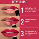 Buy NY Bae Mets Matte Lip Crayon | Satin Texture | Red | Enriched with Vitamin E - Crowd Pleaser 15 (2.8 g) - Purplle