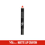 Buy NY Bae Mets Matte Lip Crayon | Satin Texture | Orange | Enriched with Vitamin E - Ready For Subway Series 19 (2.8 g) - Purplle