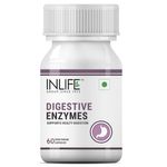 Buy INLIFE Digestive Enzymes Supplement for Digestive Support - 60 Vegetarian Capsules - Purplle