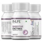 Buy INLIFE Digestive Enzymes Supplement for Digestive Support - 60 Vegetarian Capsules - Purplle