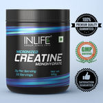 Buy INLIFE Micronized Creatine Monohydrate Powder Supplement, Muscle Repair & Recovery, Pre / Post Workout, Athletic Performance, 100gm (Unflavoured) - Purplle