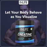 Buy INLIFE Micronized Creatine Monohydrate Powder Supplement, Muscle Repair & Recovery, Pre / Post Workout, Athletic Performance, 100gm (Unflavoured) - Purplle