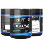Buy INLIFE Micronized Creatine Monohydrate Powder Supplement, Muscle Repair & Recovery, Pre / Post Workout, Athletic Performance, 100gm (Unflavoured) - Purplle