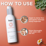Buy Kaya Face Cleanser for Sensitive Skin mild soap free perfume/fragrance free hypoallergenic face wash for sensitive skin 200 ml - Purplle