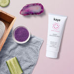 Buy Kaya Clinic Creamy Exfoliating Rinse, Cream based exfoliating cleanser/Face Wash with microbeads, for all skin types 100 ml - Purplle