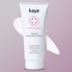 Buy Kaya Clinic Creamy Exfoliating Rinse, Cream based exfoliating cleanser/Face Wash with microbeads, for all skin types 100 ml - Purplle