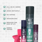 Buy Pee Safe Toilet Seat Sanitizer Spray Mint (300 ml) - Purplle