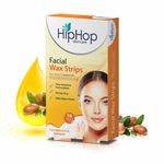 Buy HipHop Facial Wax Strips with Argan Oil - Upper lip & Sidelocks - Purplle