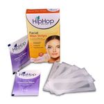 Buy HipHop Facial Wax Strips with Argan Oil - Upper lip & Sidelocks - Purplle